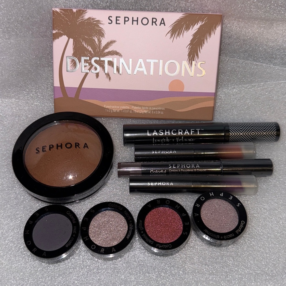 Sephora Collection Beauty 10 pc Bundle all Brand New Unused/Not Swatched